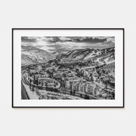 Vail Landscape B&W Poster