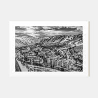 Vail Landscape B&W Poster