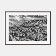 Vail Landscape B&W Poster