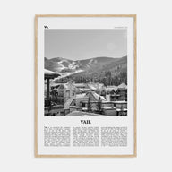 Vail Travel B&W Poster