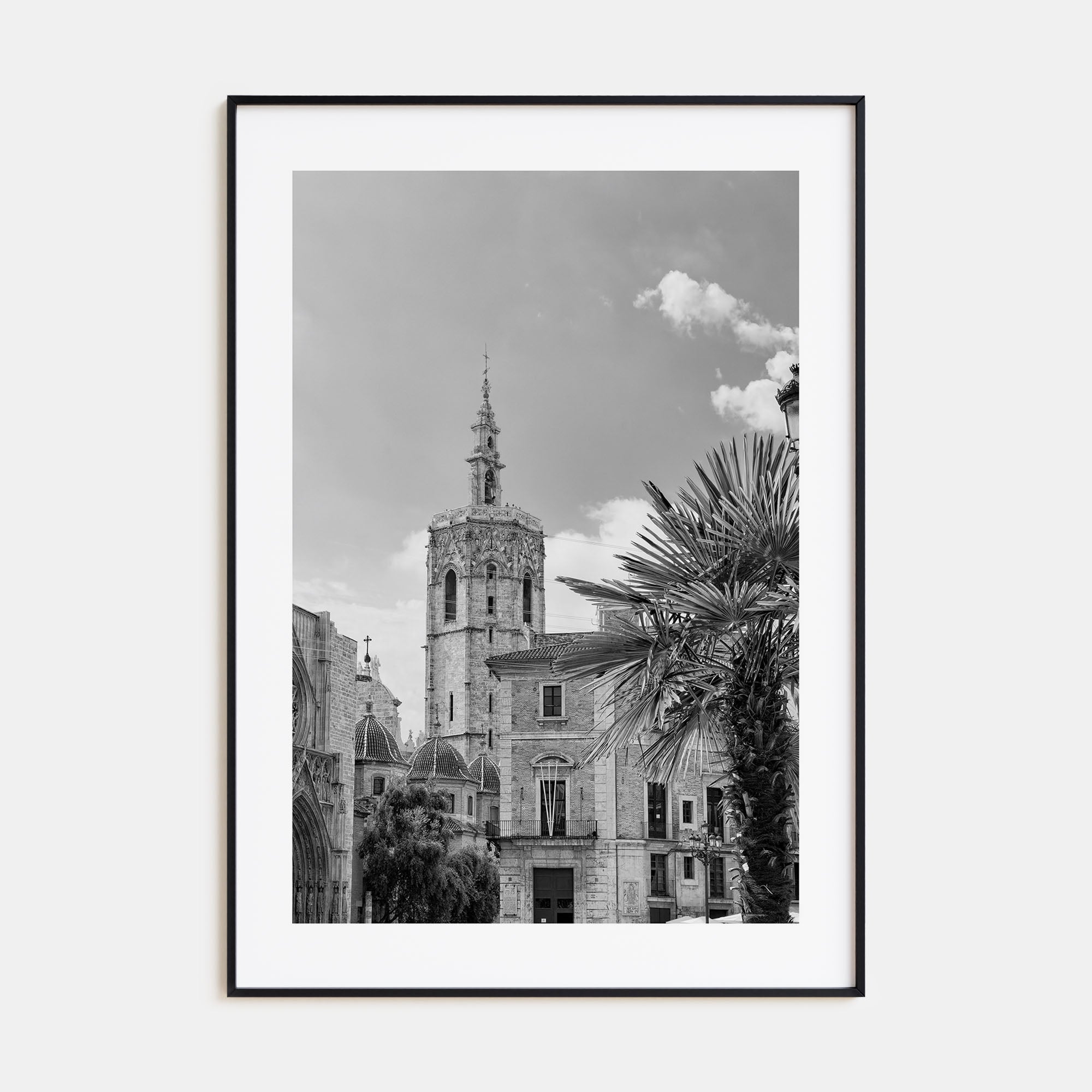 Valencia Photo B&W Poster