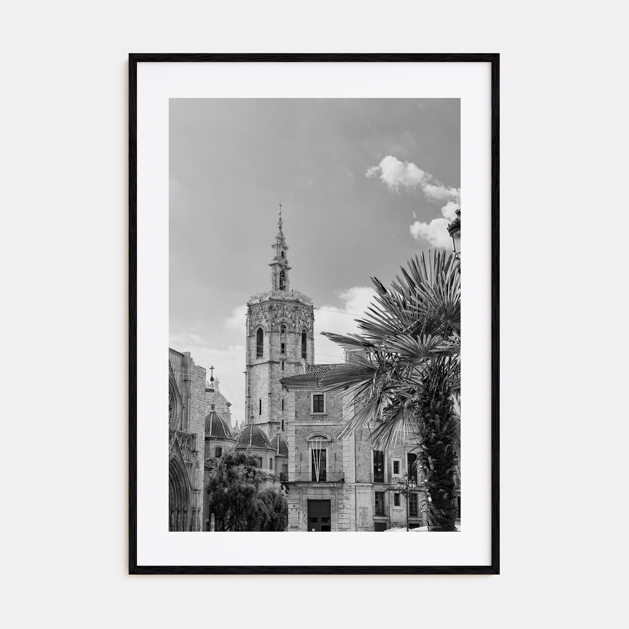 Valencia Photo B&W Poster