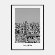 Valencia Portrait B&W No 1 Poster
