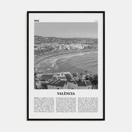 Valencia Travel B&W No 1 Poster
