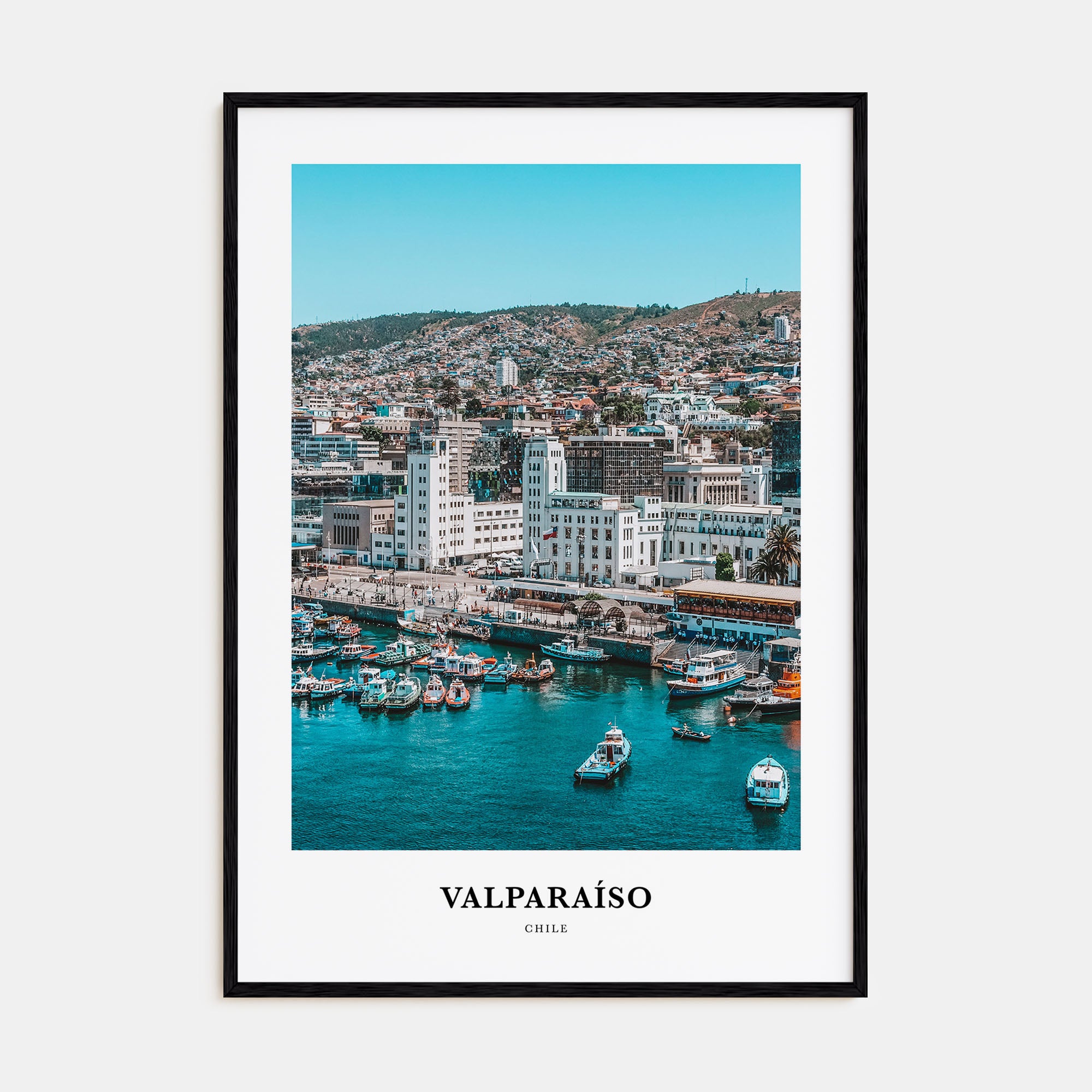 Valparaíso Portrait Color Poster