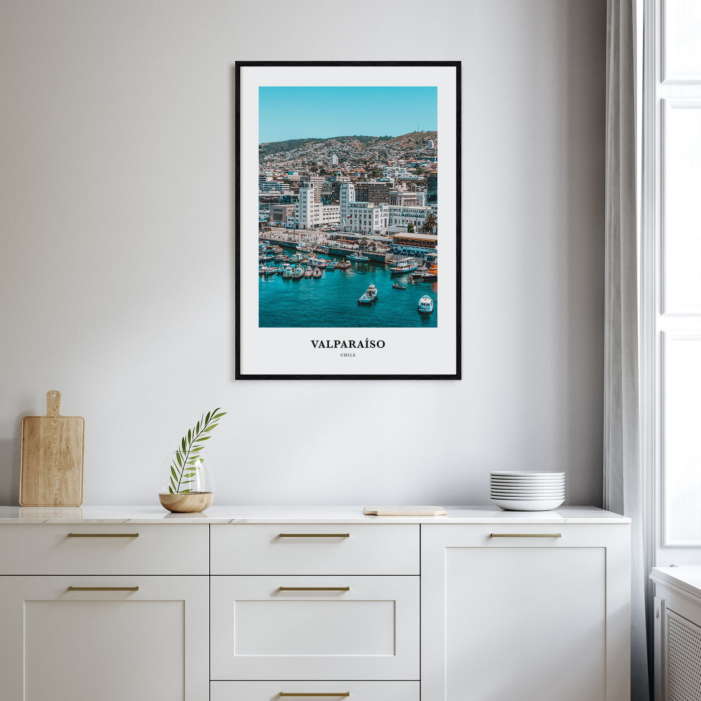 Valparaíso Portrait Color Poster