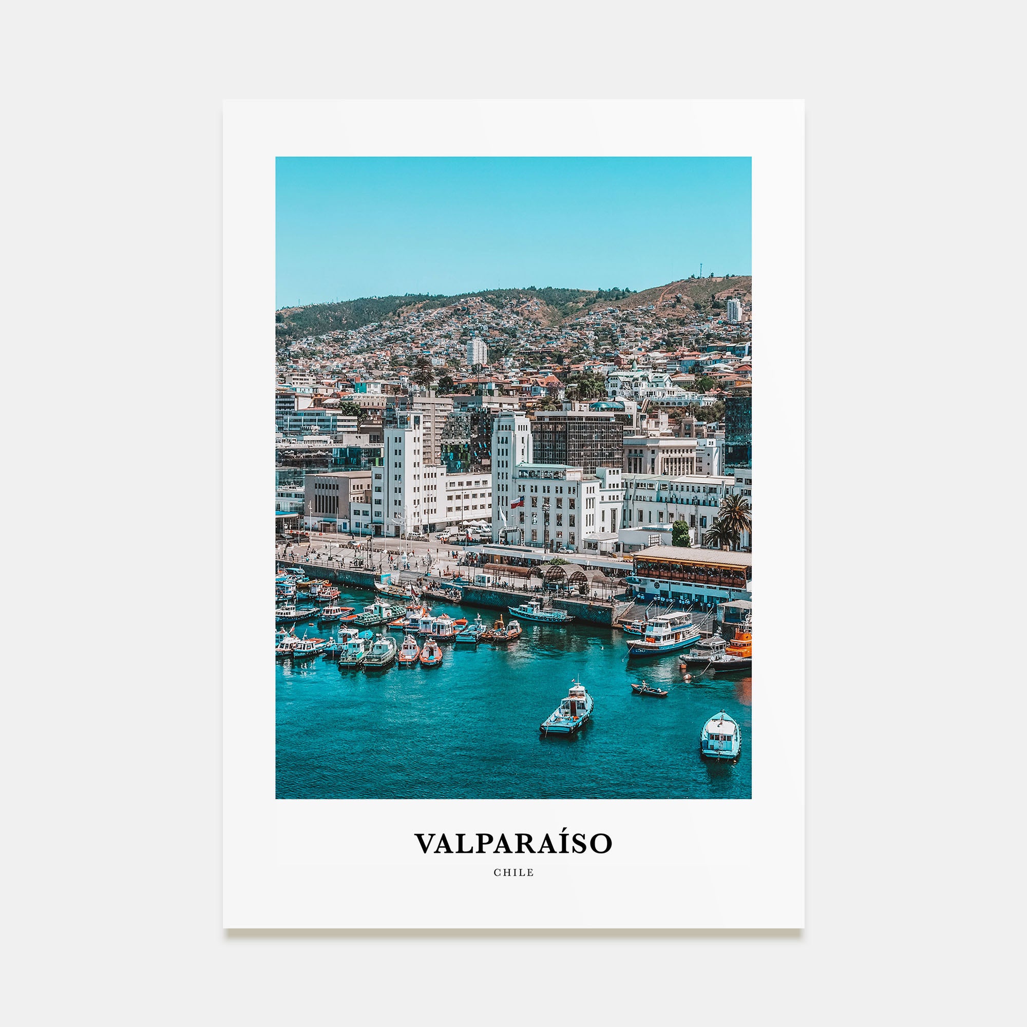Valparaíso Portrait Color Poster