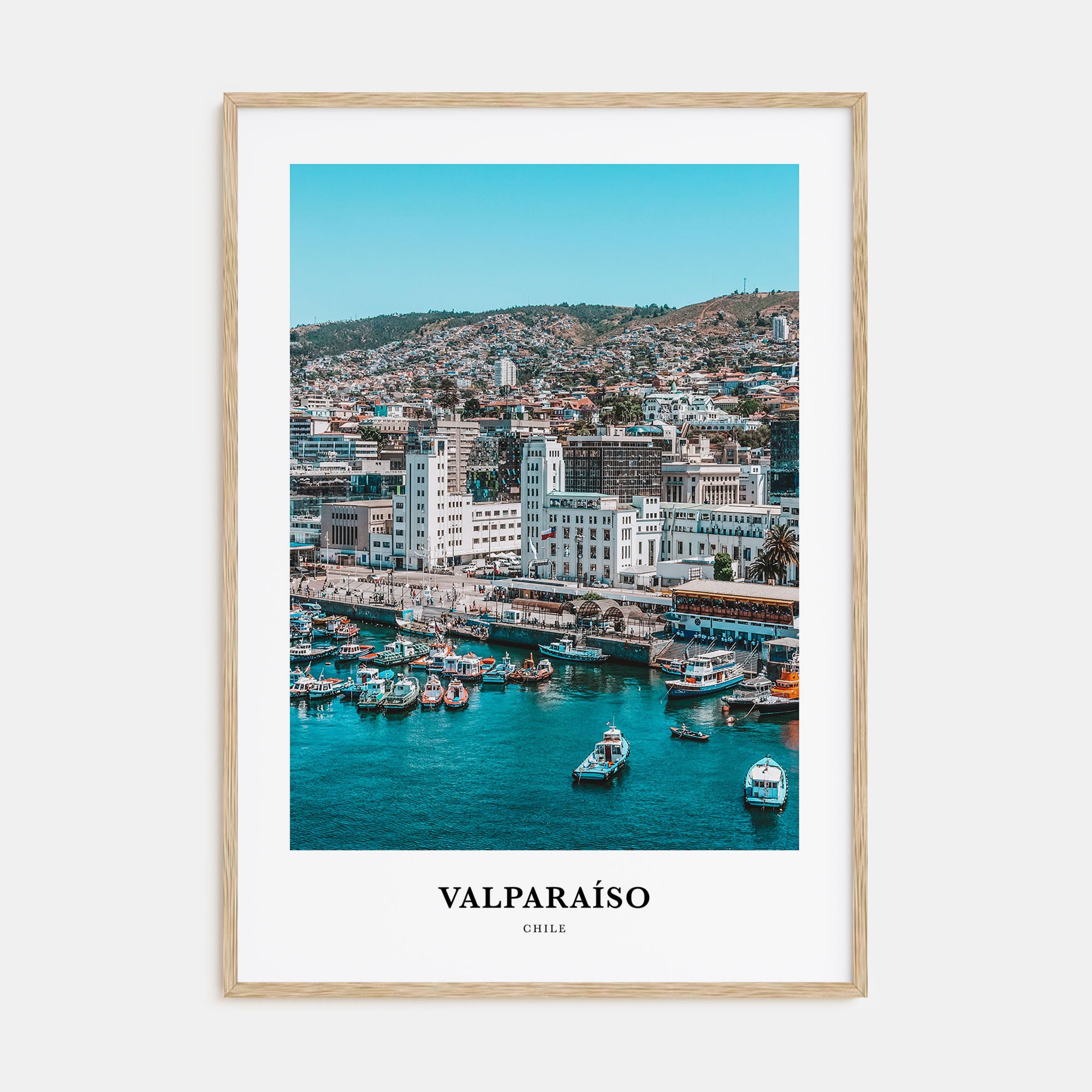 Valparaíso Portrait Color Poster