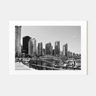 Vancouver, Canada Landscape B&W Poster