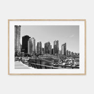 Vancouver, Canada Landscape B&W Poster