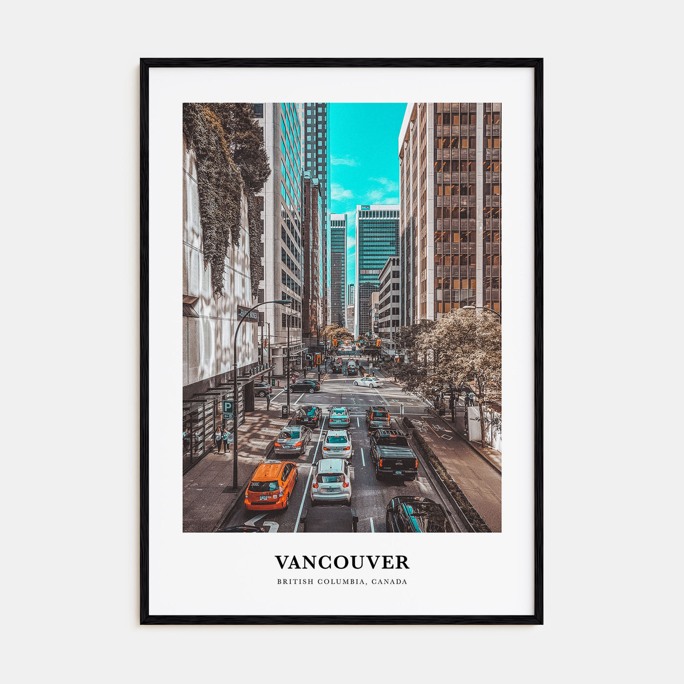 Vancouver, Canada Portrait Color No 2 Poster