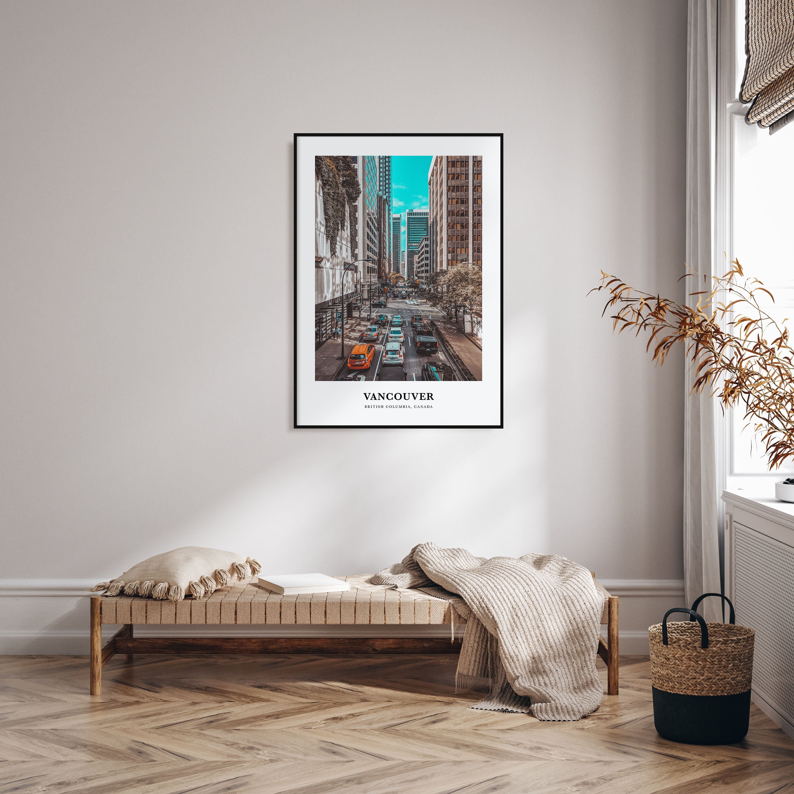 Vancouver, Canada Portrait Color No 2 Poster