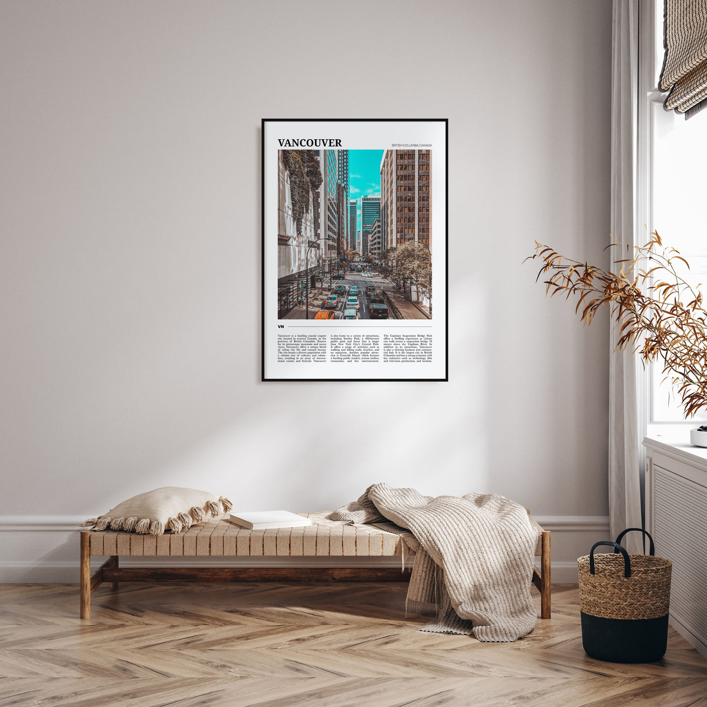Vancouver, Canada Travel Color No 2 Poster