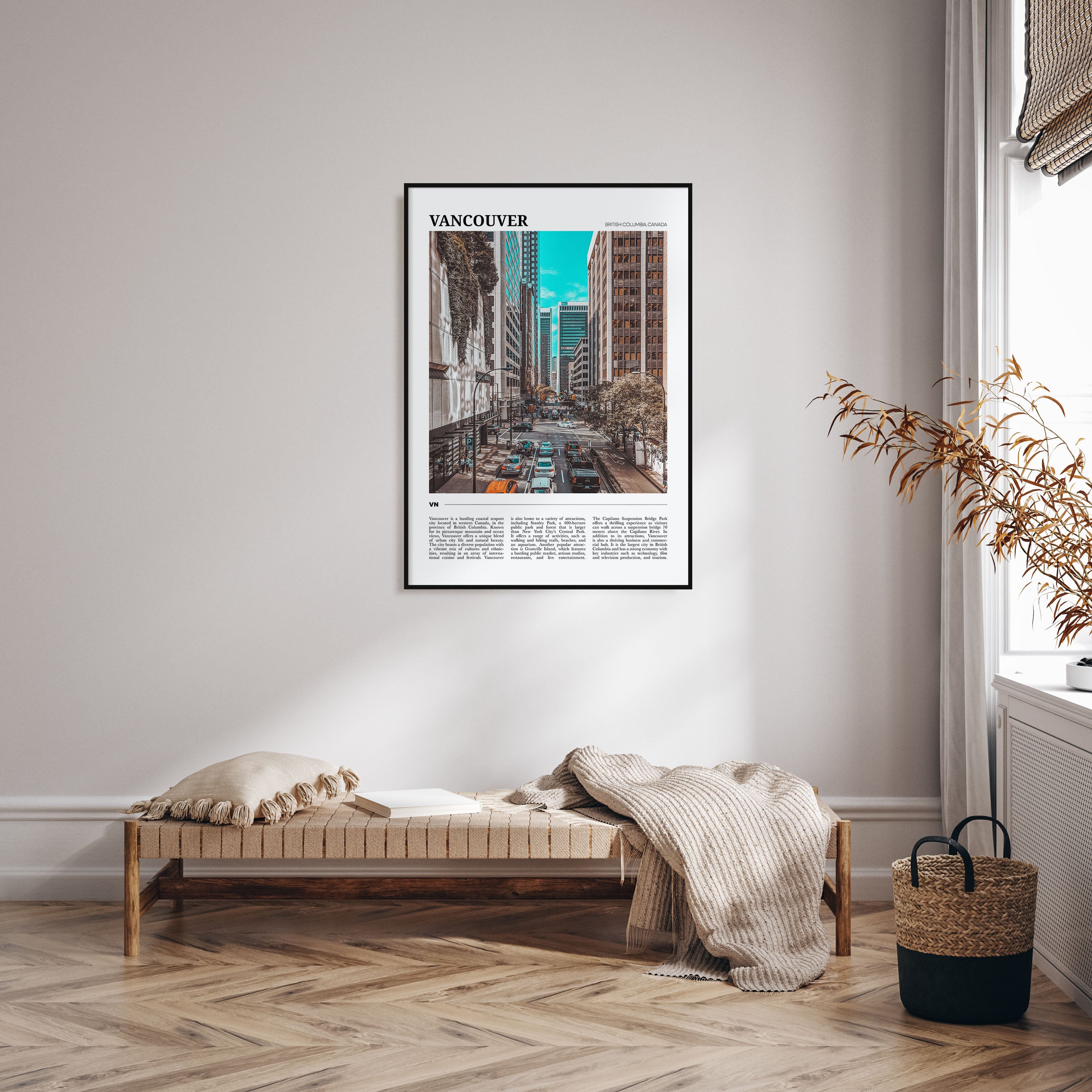 Vancouver, Canada Travel Color No 2 Poster