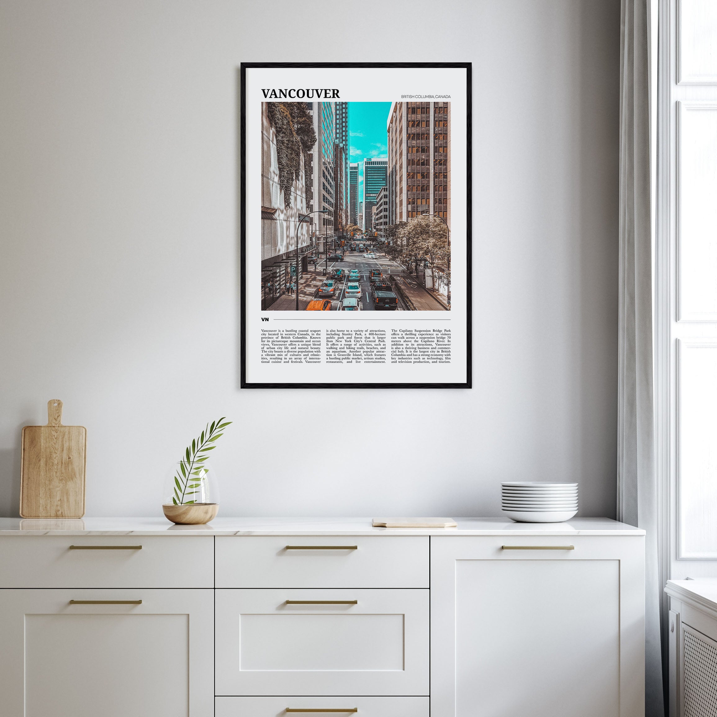 Vancouver, Canada Travel Color No 2 Poster