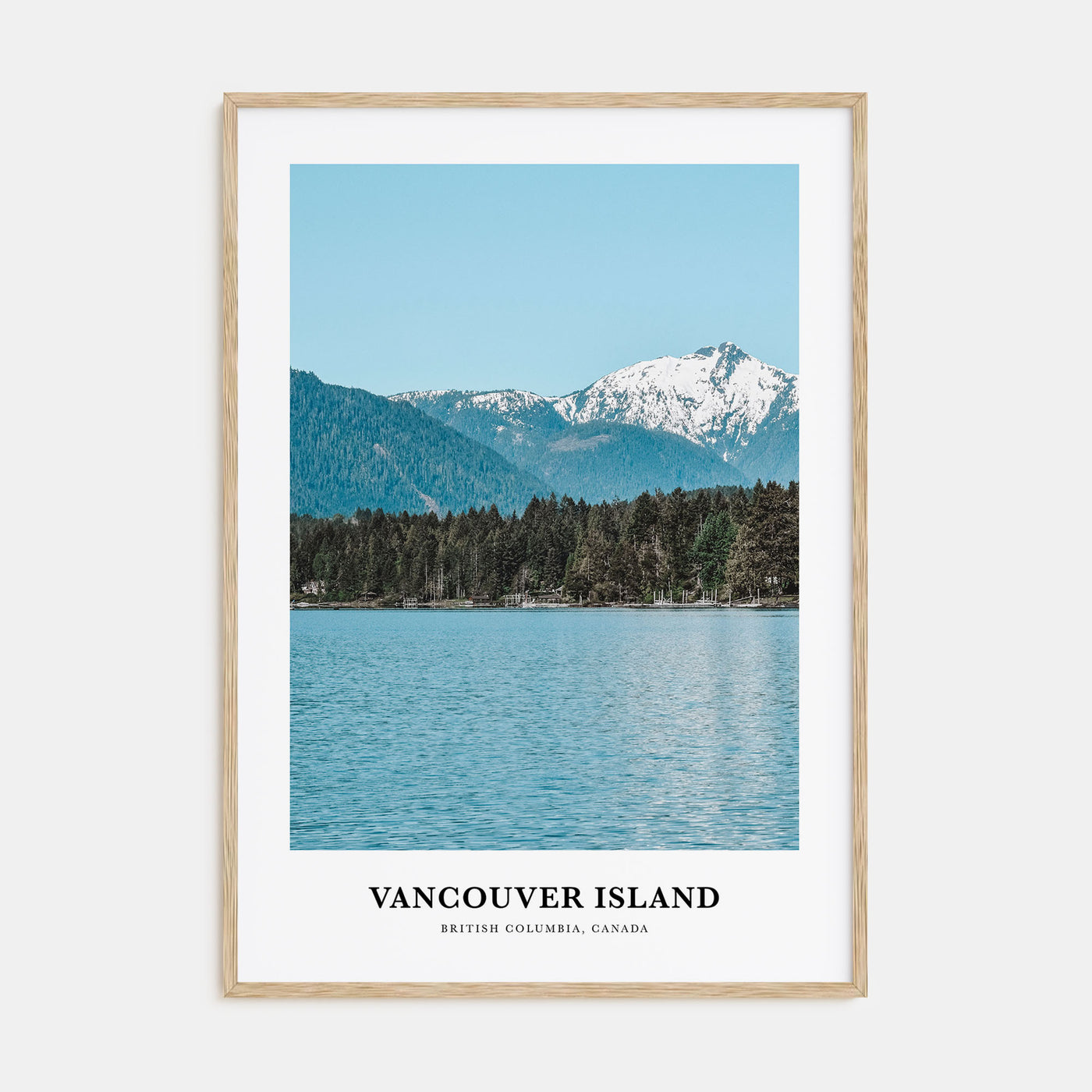 Vancouver Island Portrait Color Poster