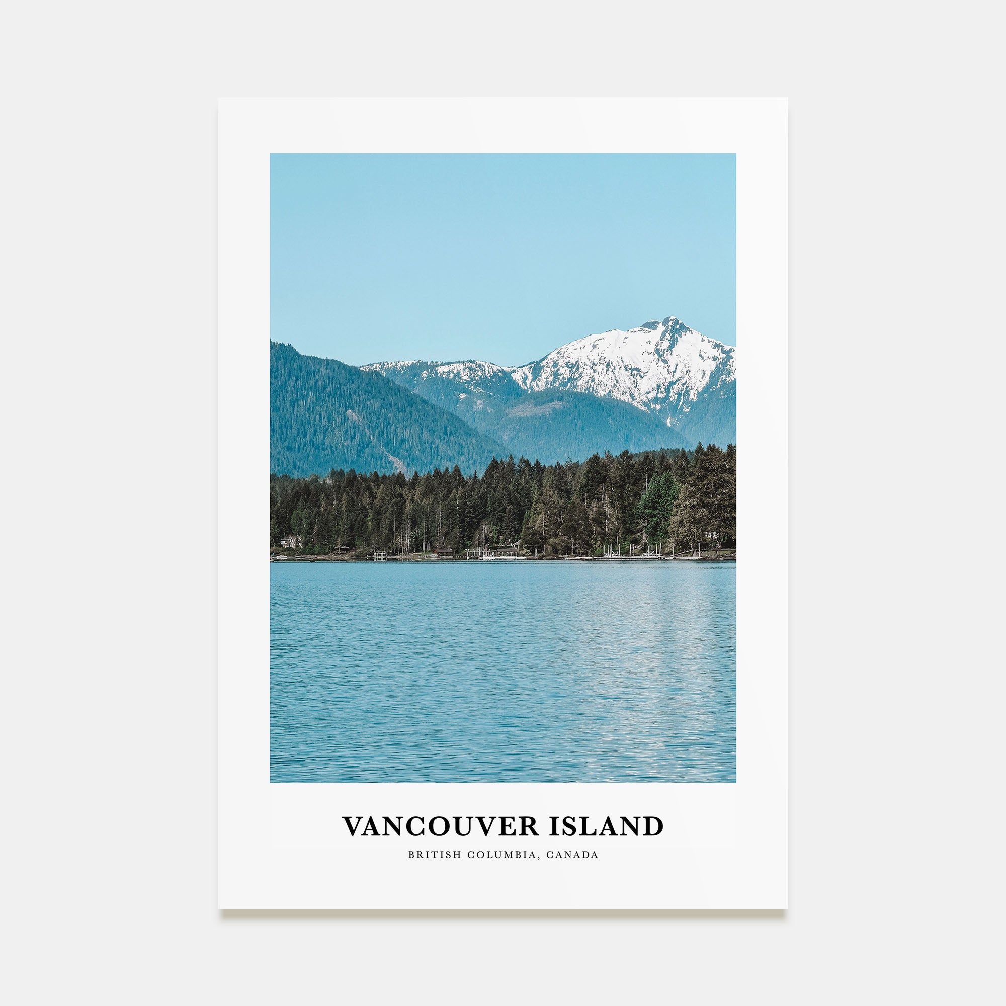 Vancouver Island Portrait Color Poster