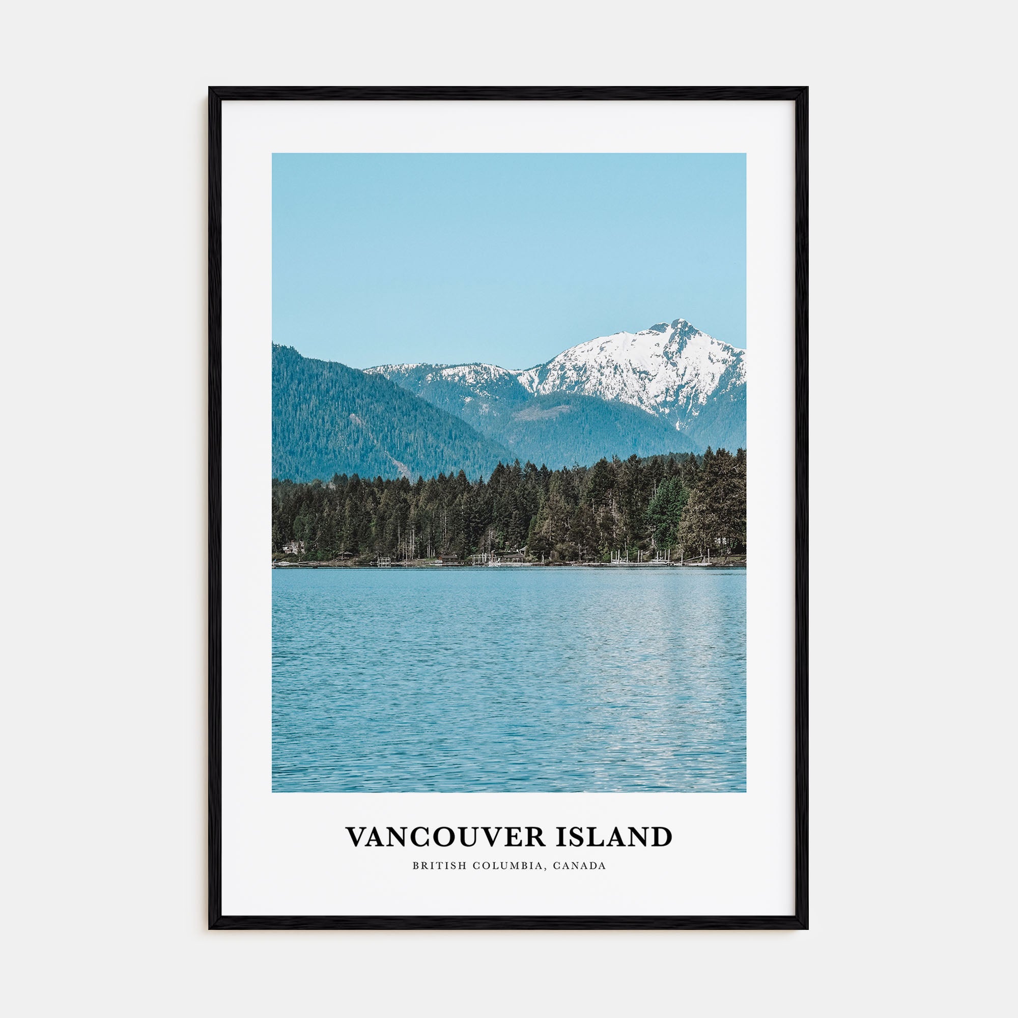 Vancouver Island Portrait Color Poster