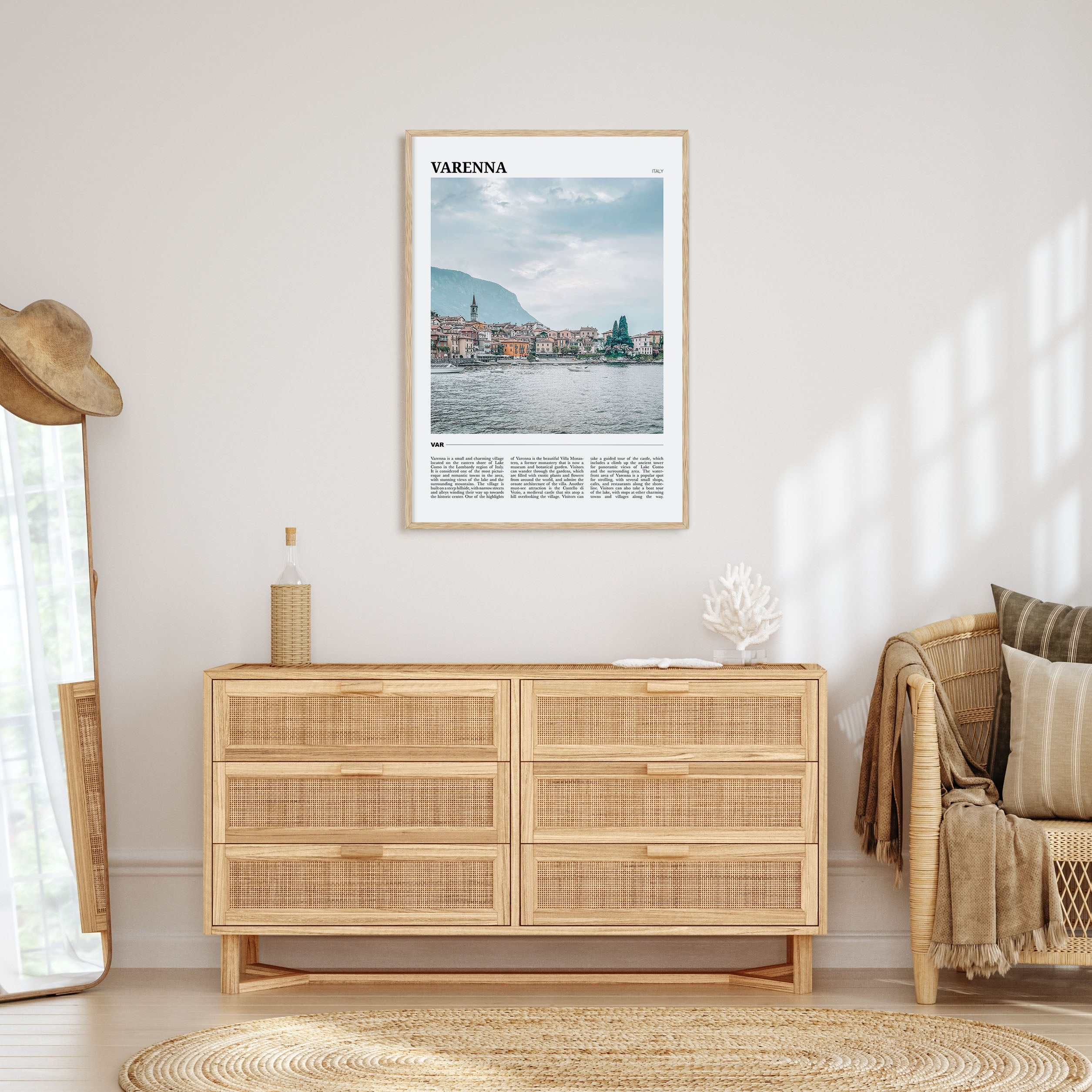 Varenna Travel Color Poster