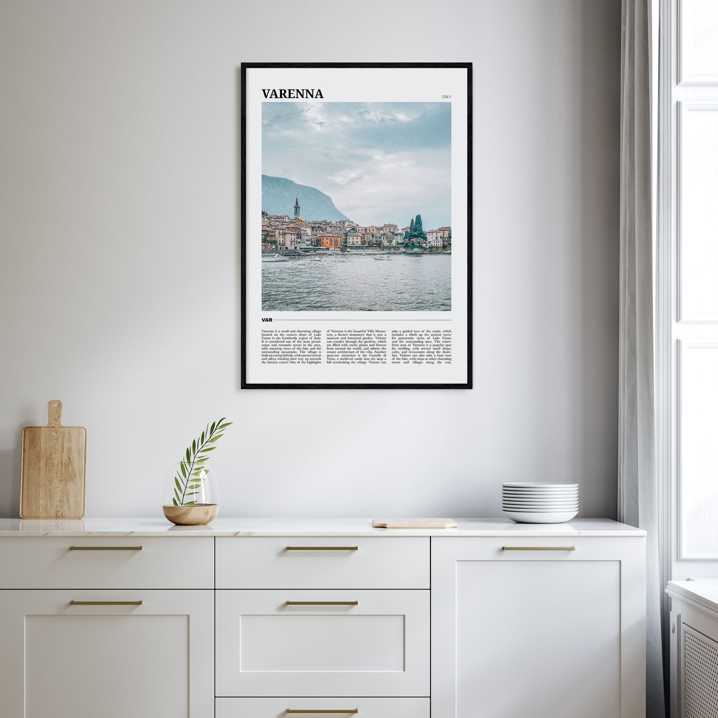 Varenna Travel Color Poster