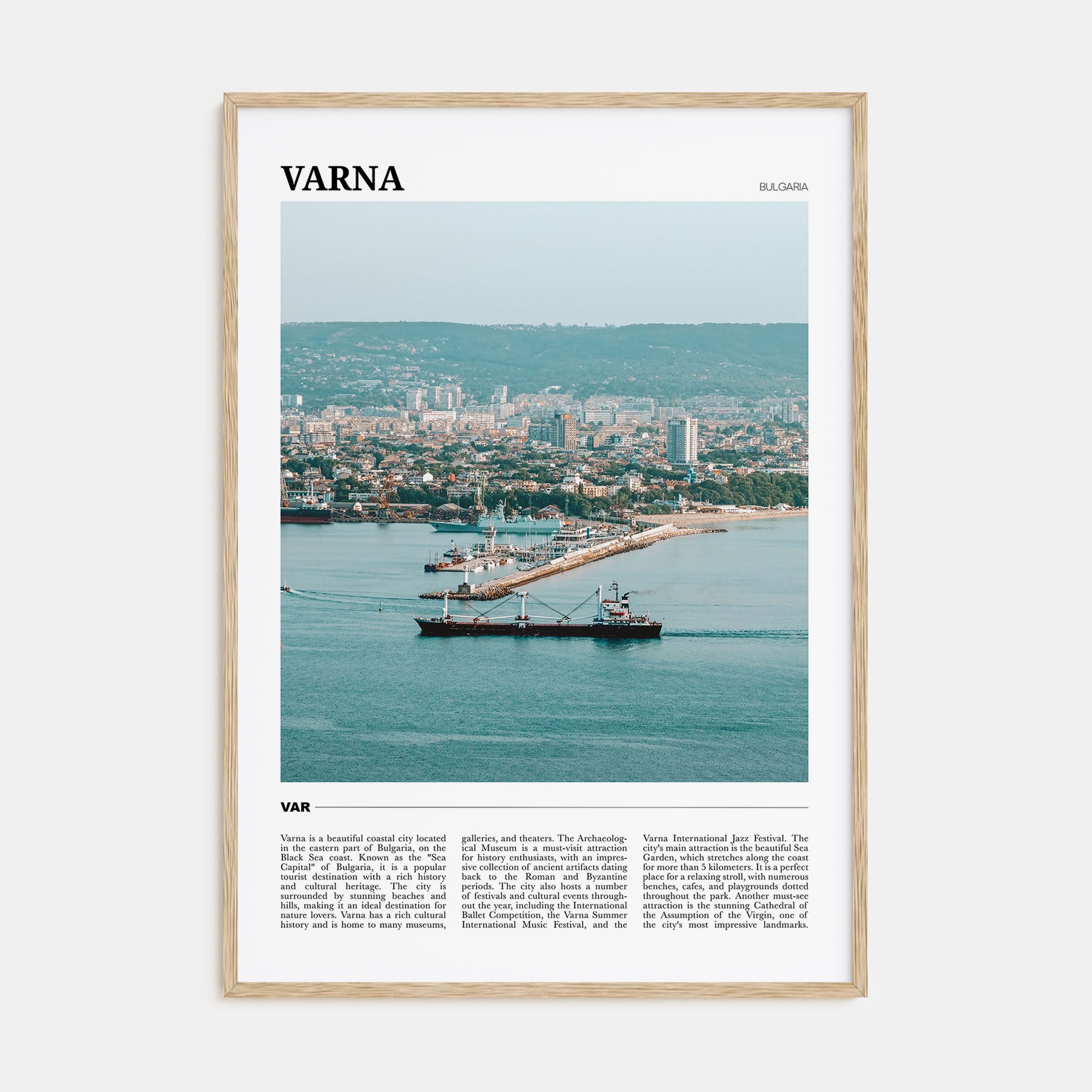Varna Travel Color Poster