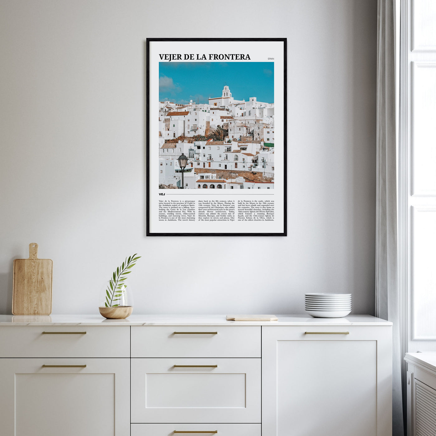 Vejer de la Frontera Travel Color Poster