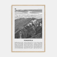 Venezuela Travel B&W Poster