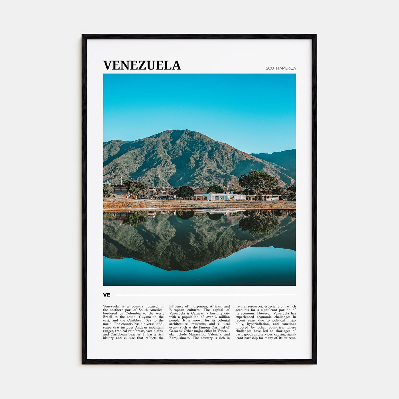 Venezuela Travel Color No 1 Poster