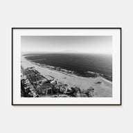 Venice Beach Landscape B&W Poster