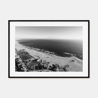 Venice Beach Landscape B&W Poster