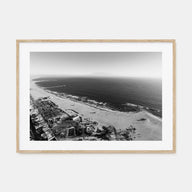 Venice Beach Landscape B&W Poster