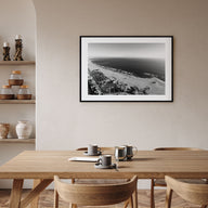 Venice Beach Landscape B&W Poster