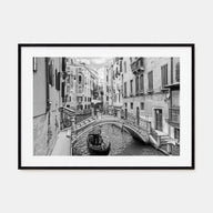 Venice Landscape B&W Poster