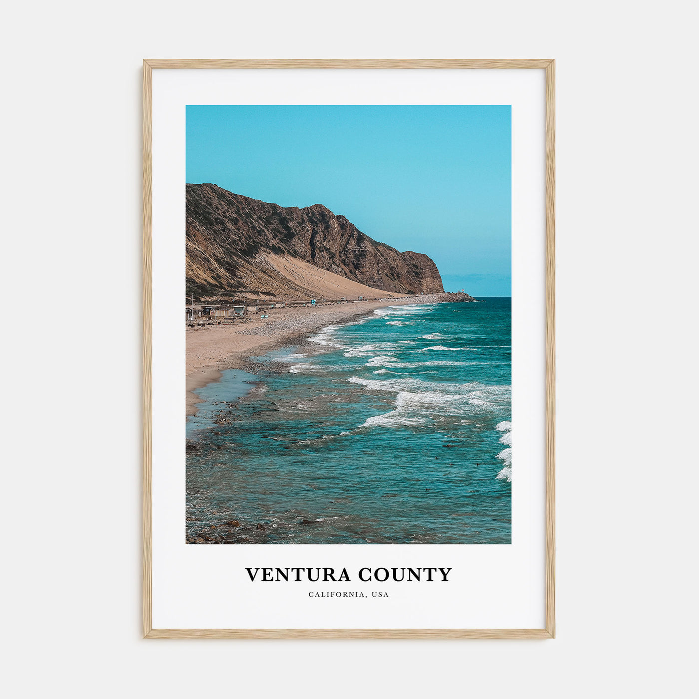 Ventura County Portrait Color Poster