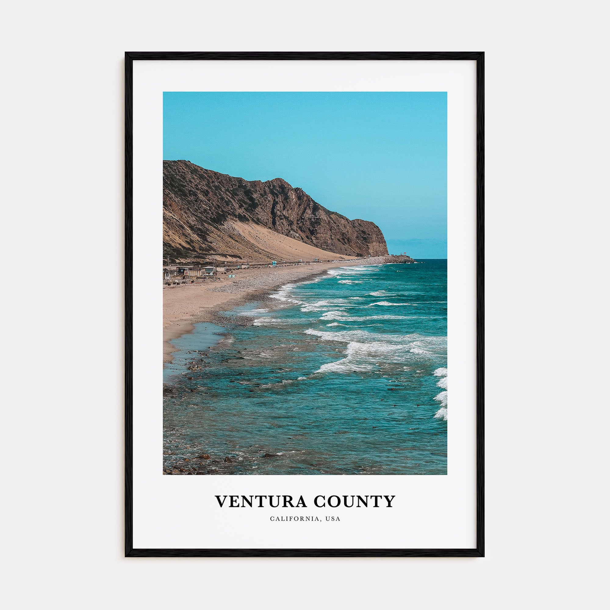Ventura County Portrait Color Poster