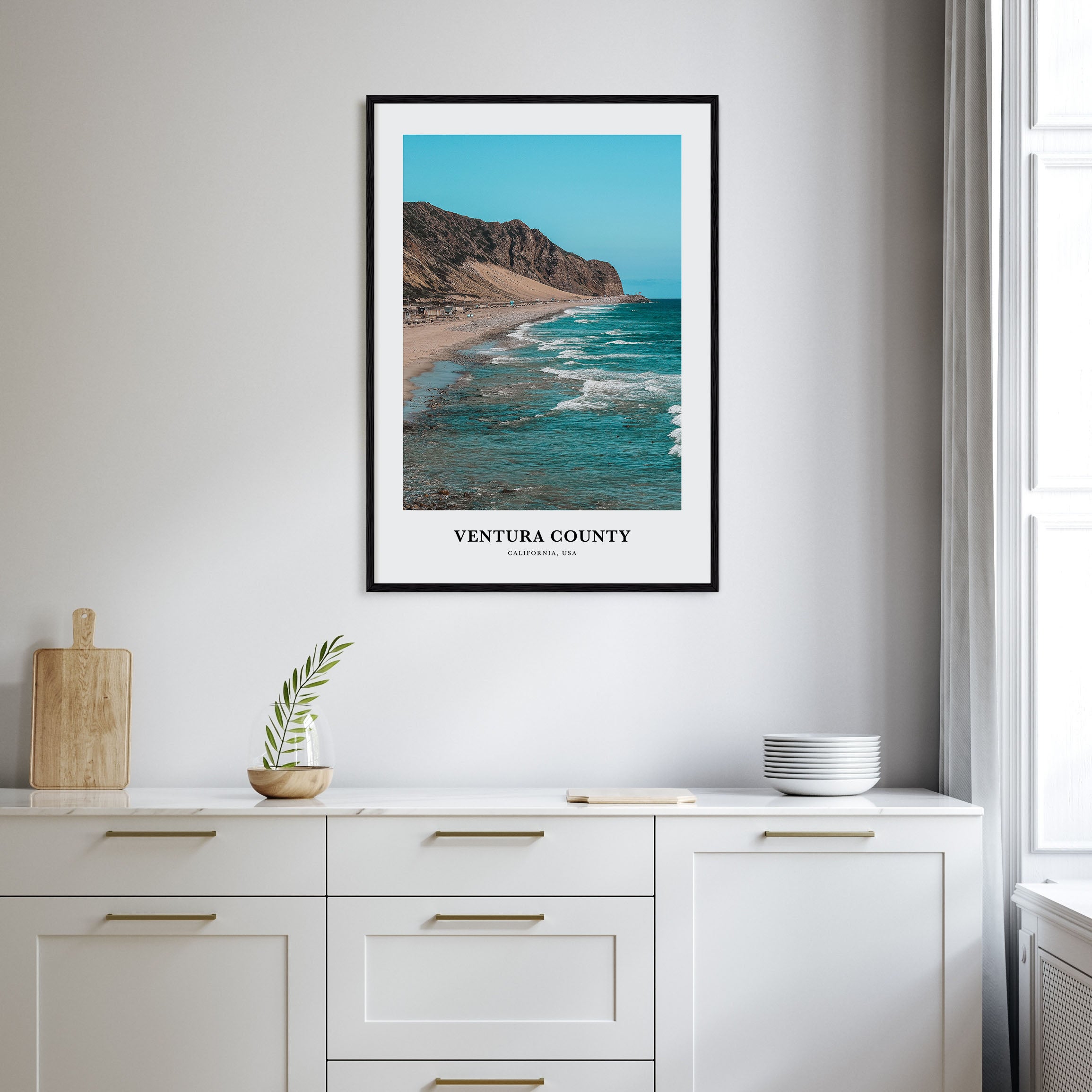 Ventura County Portrait Color Poster