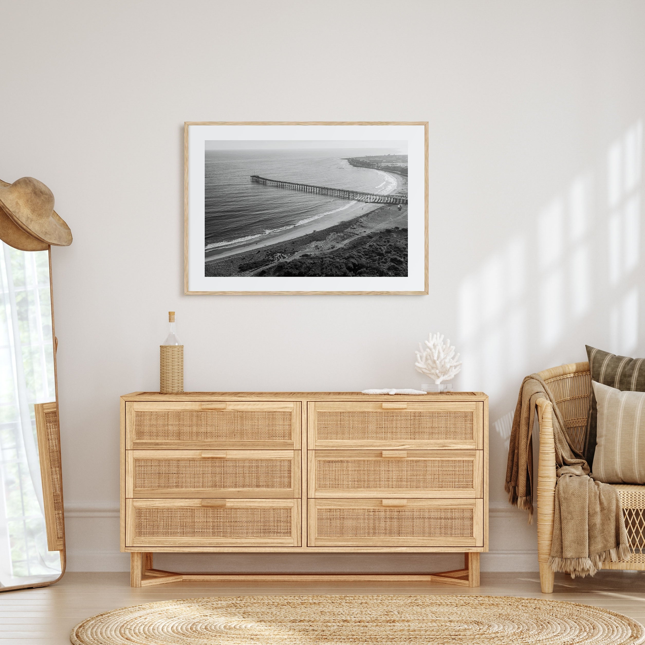 Ventura Landscape B&W No 1 Poster