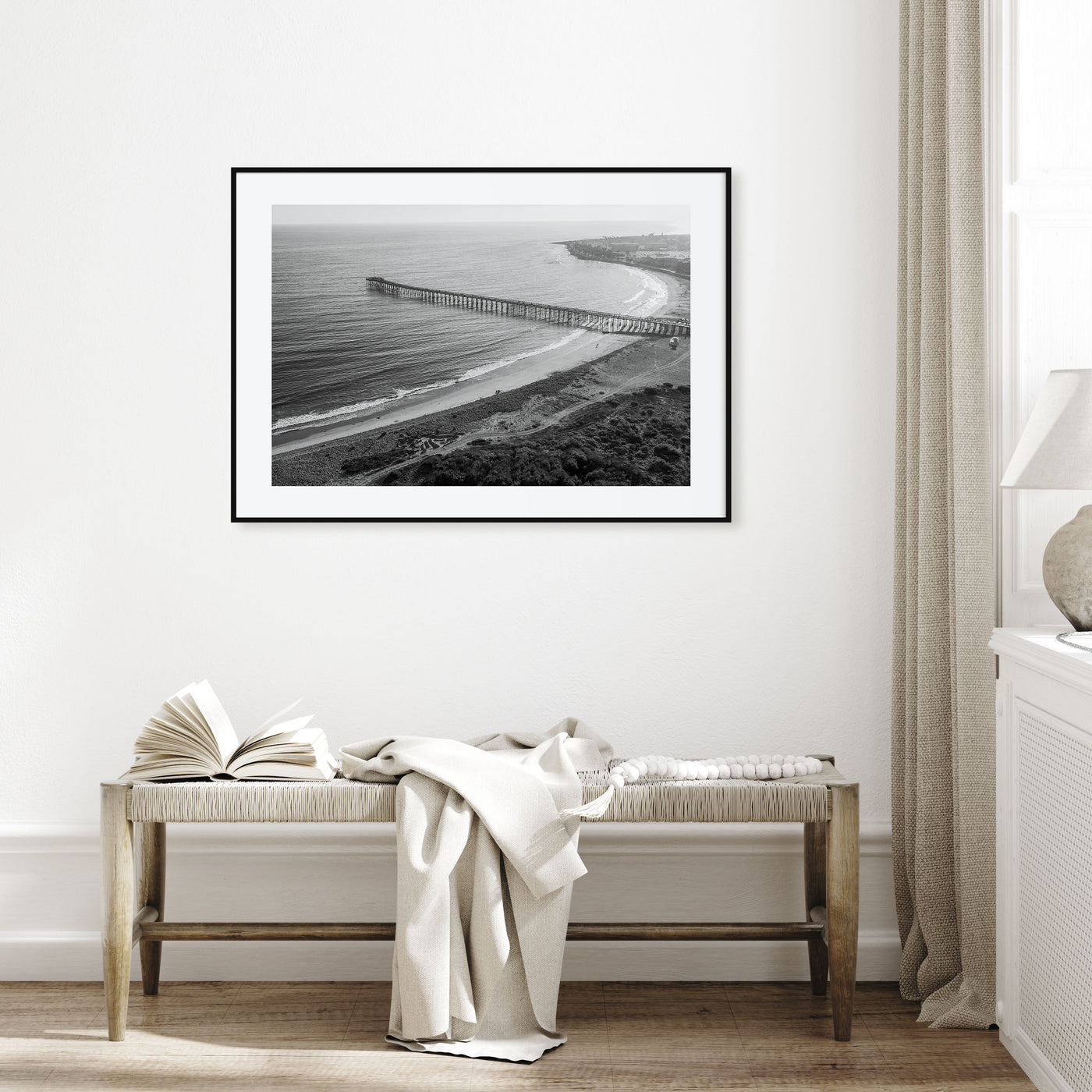 Ventura Landscape B&W No 1 Poster