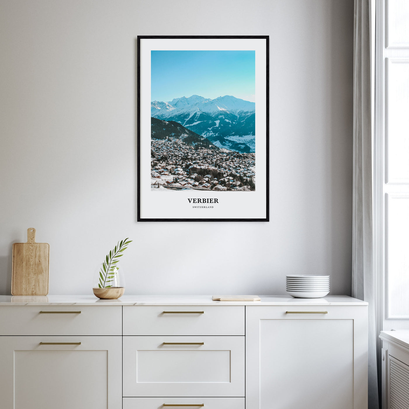 Verbier Portrait Color Poster