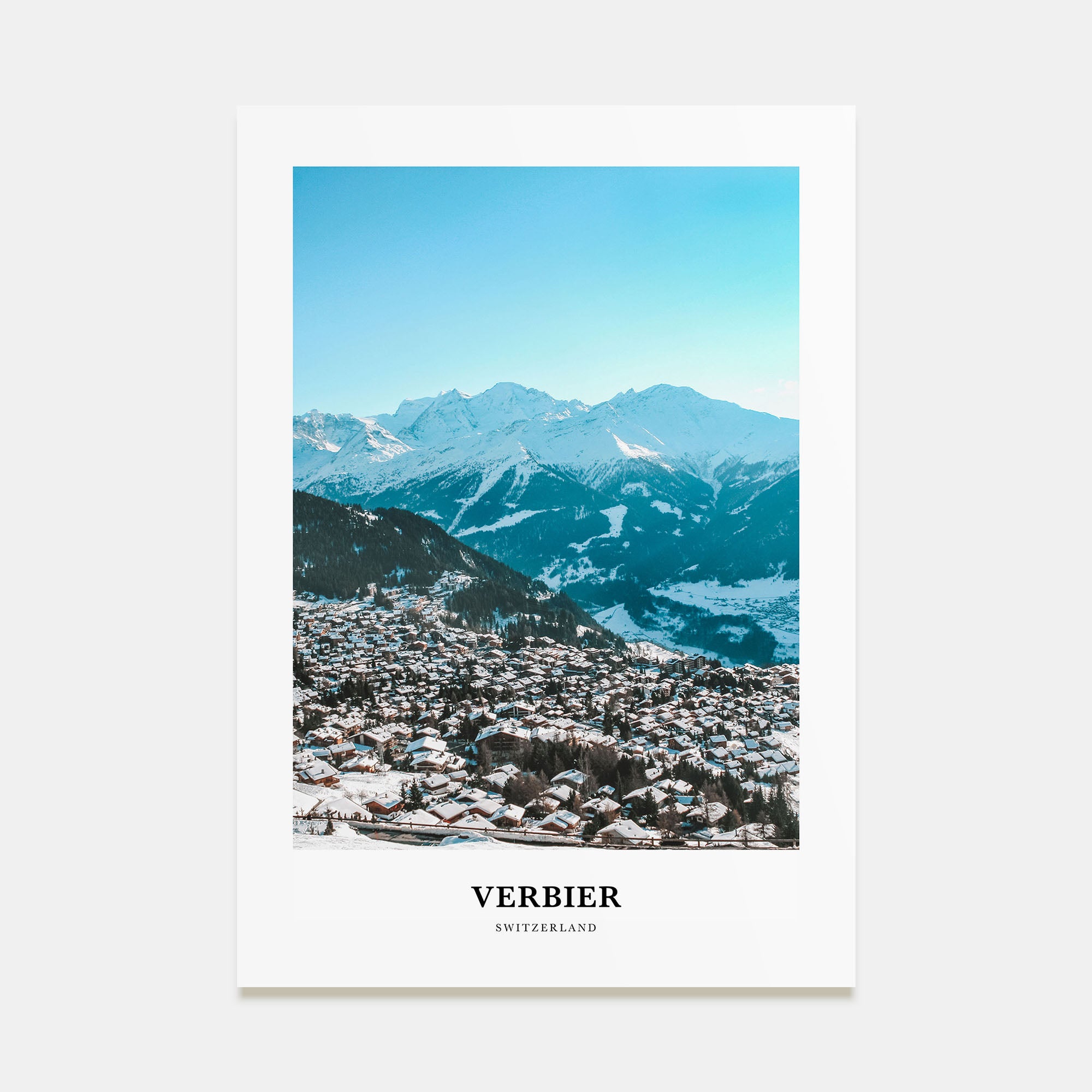 Verbier Portrait Color Poster
