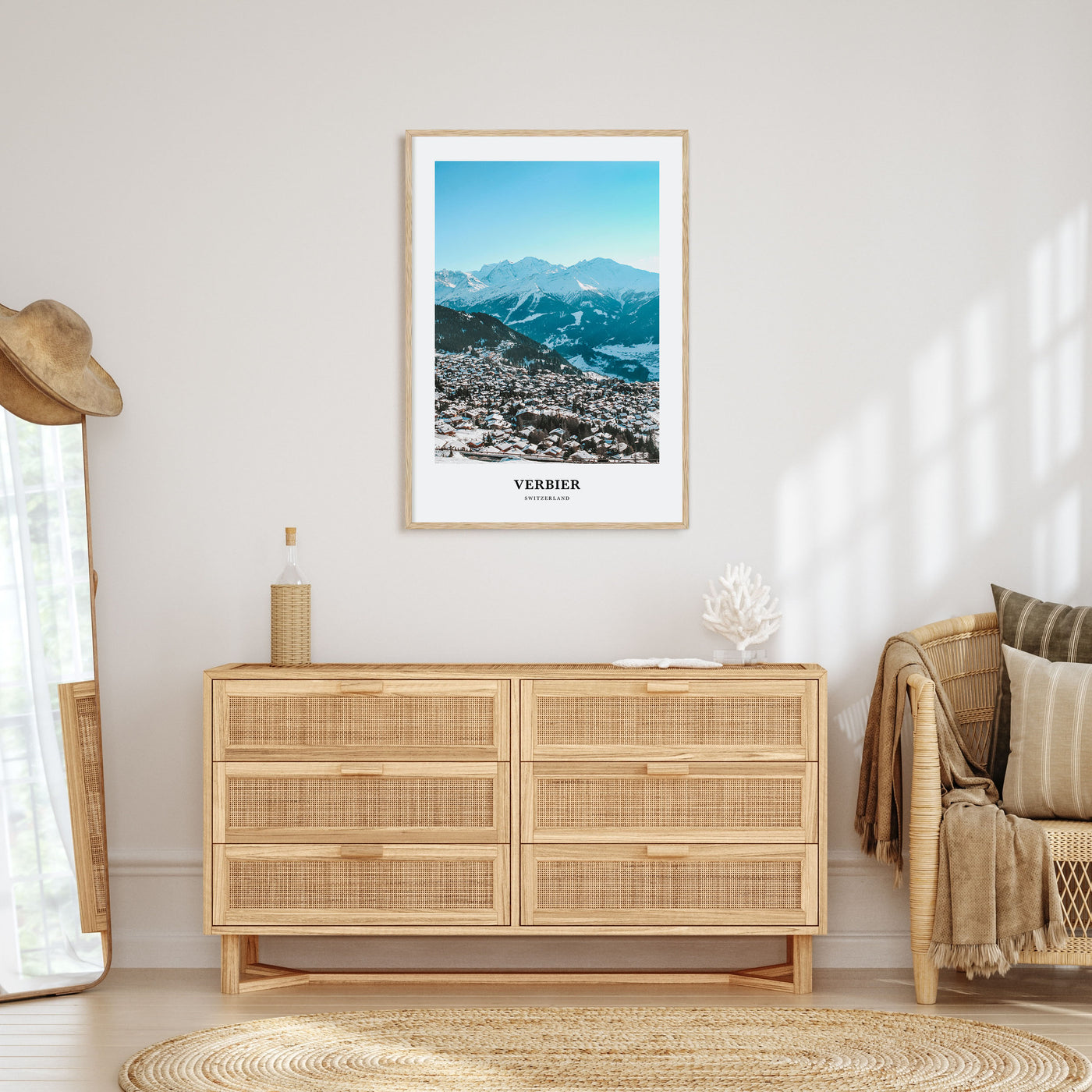 Verbier Portrait Color Poster