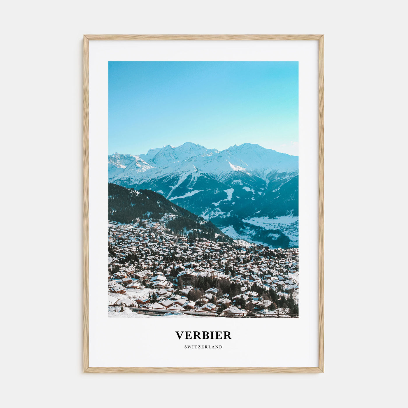 Verbier Portrait Color Poster