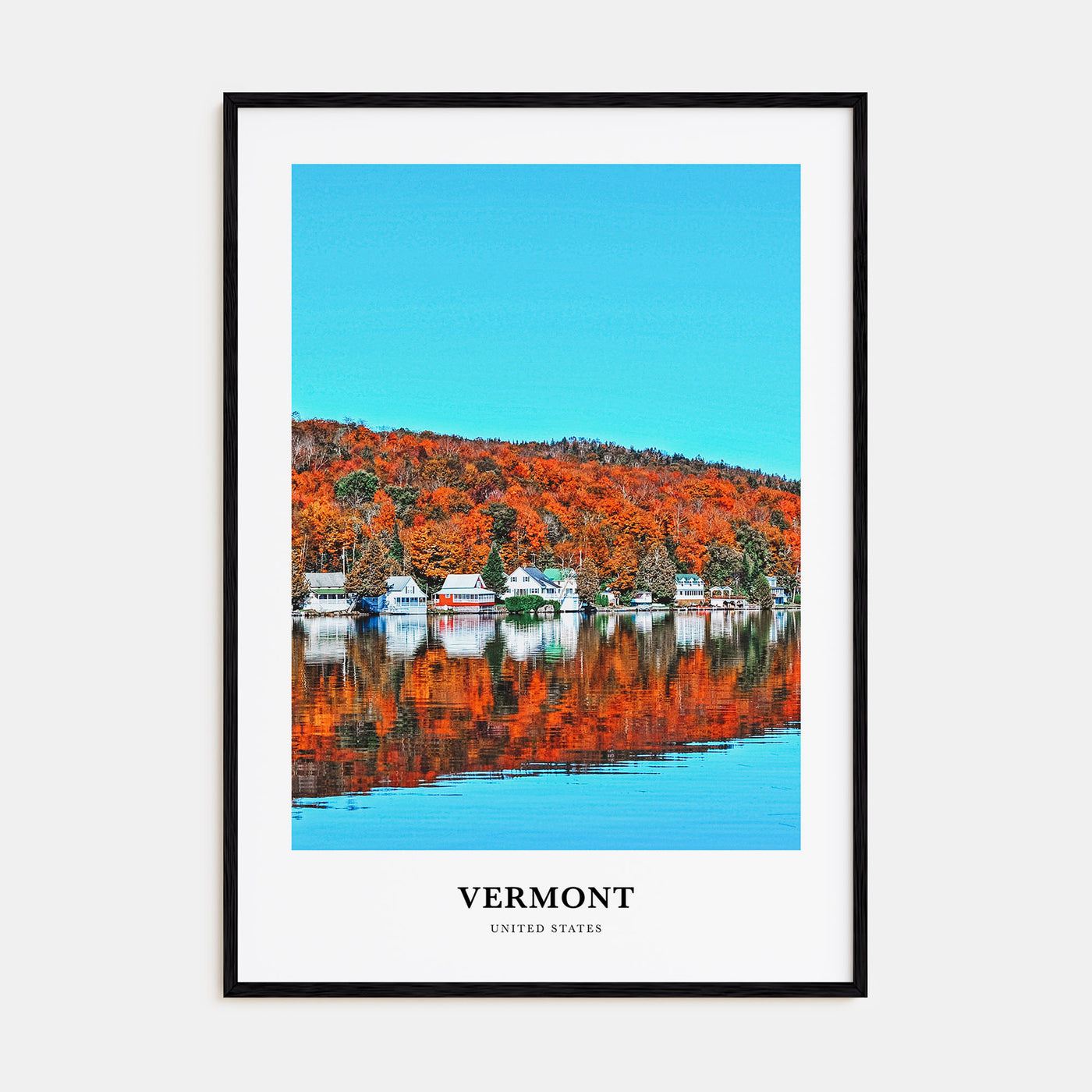 Vermont Portrait Color No 2 Poster
