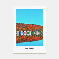 Vermont Portrait Color No 2 Poster
