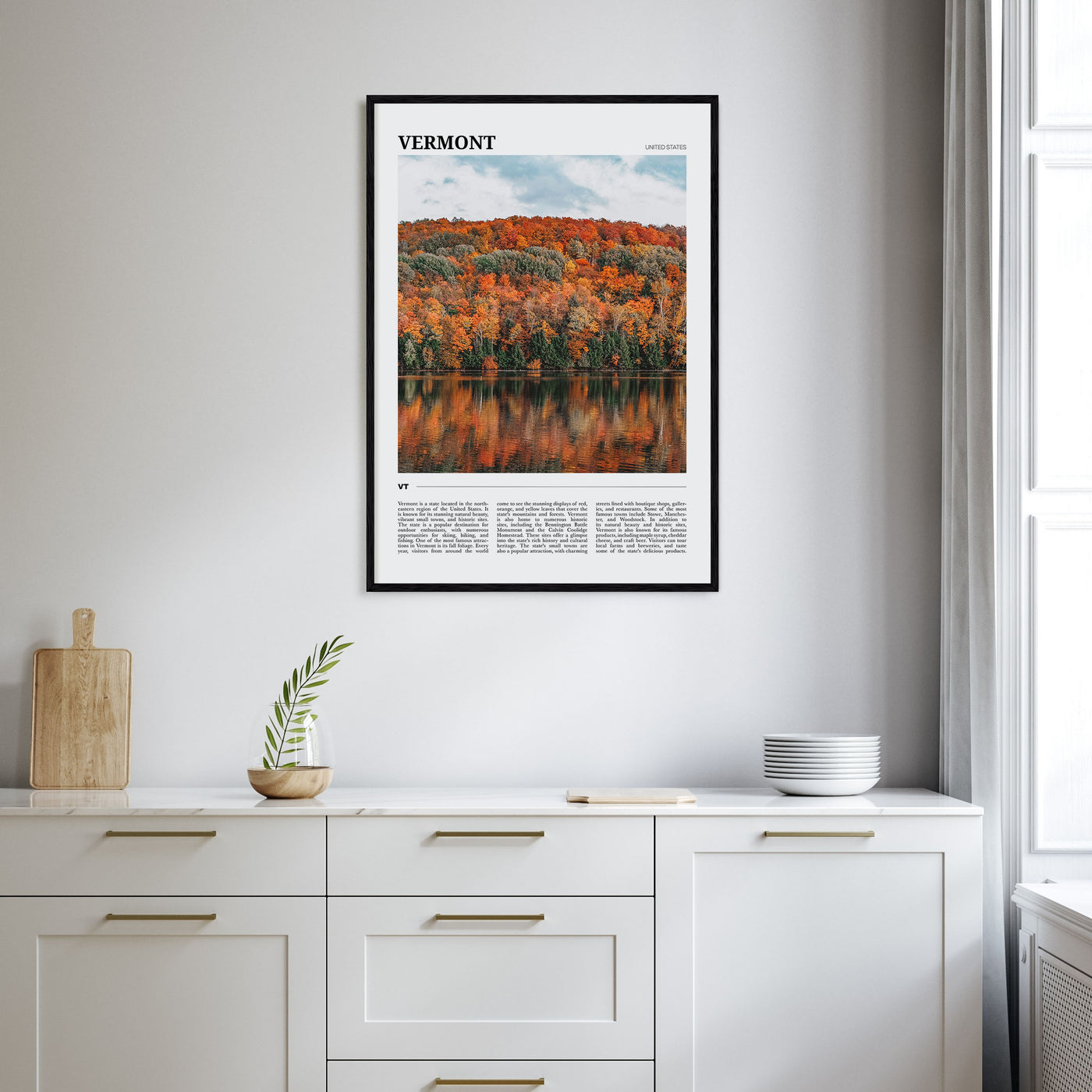 Vermont Travel Color No 3 Poster