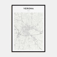 Verona Map Portrait Poster