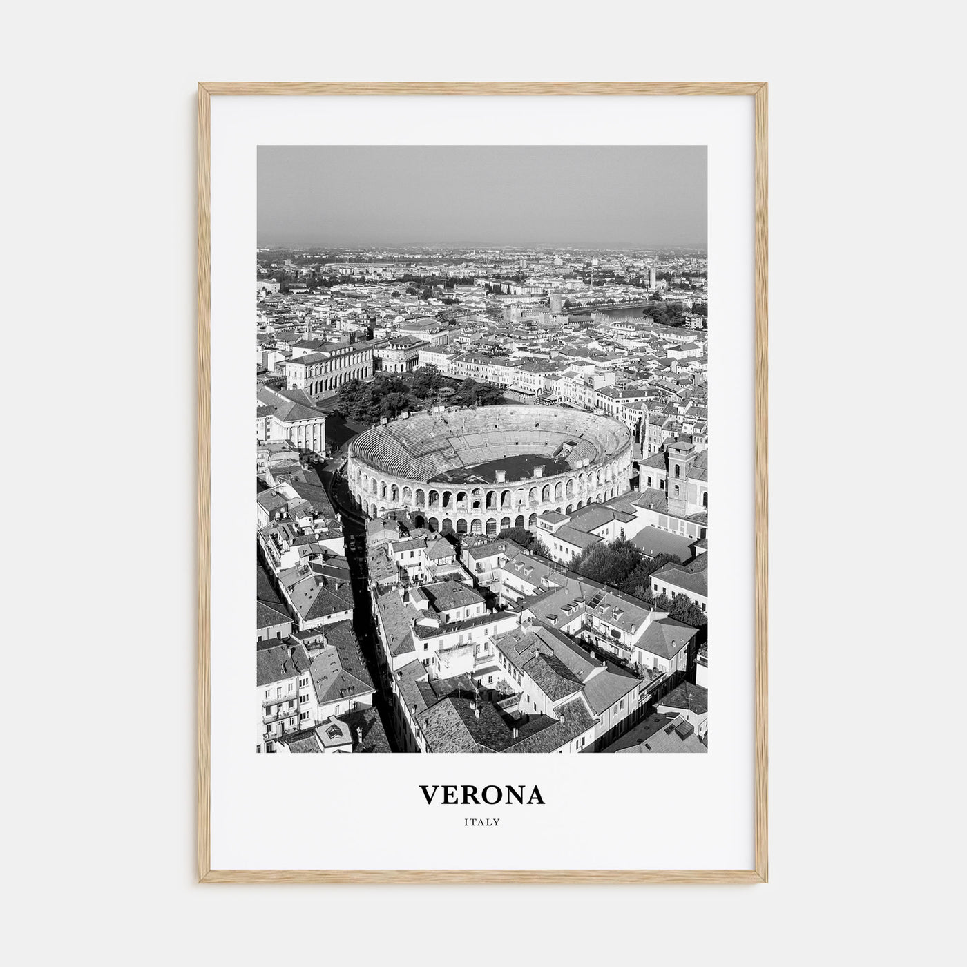 Verona Portrait B&W No 1 Poster
