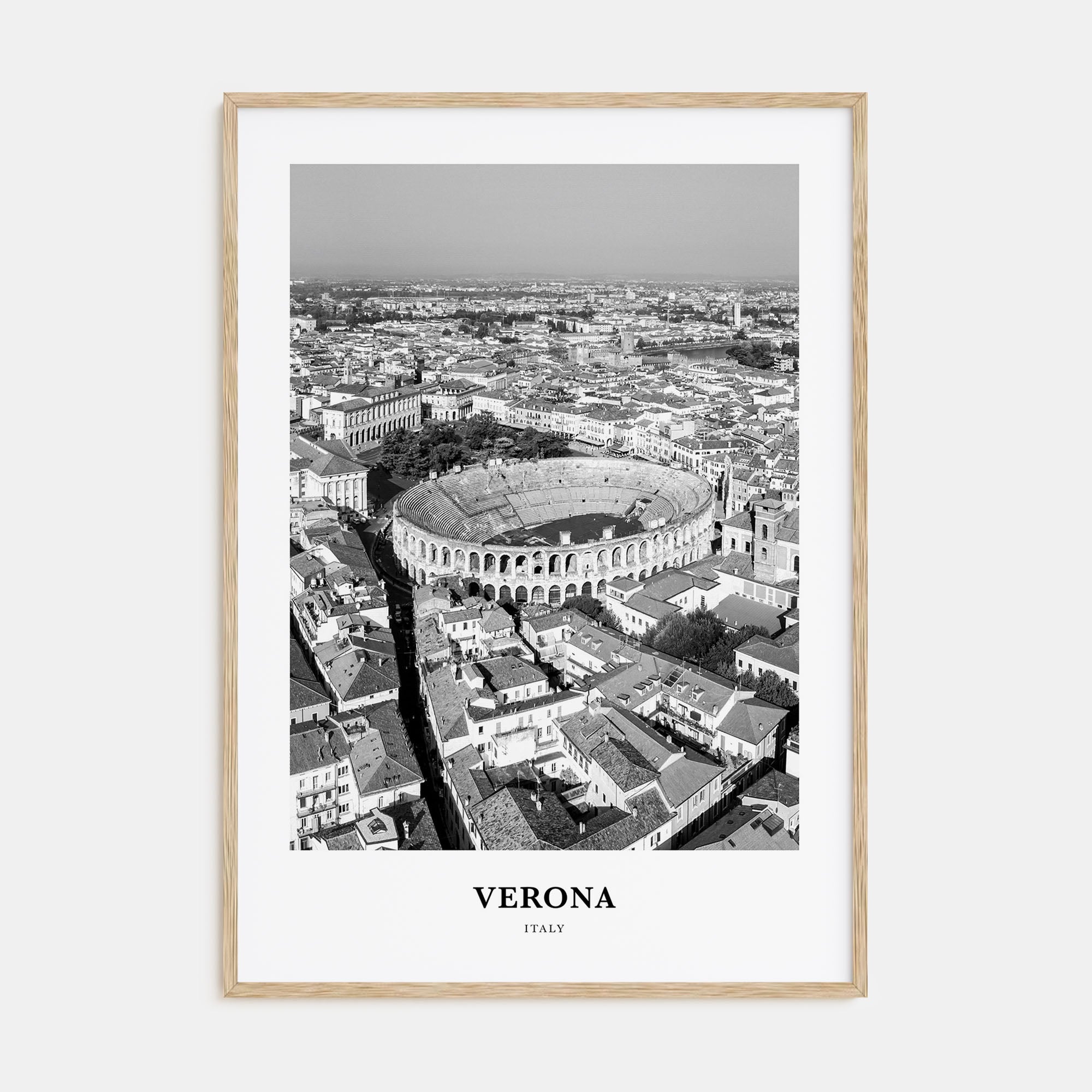 Verona Portrait B&W No 1 Poster