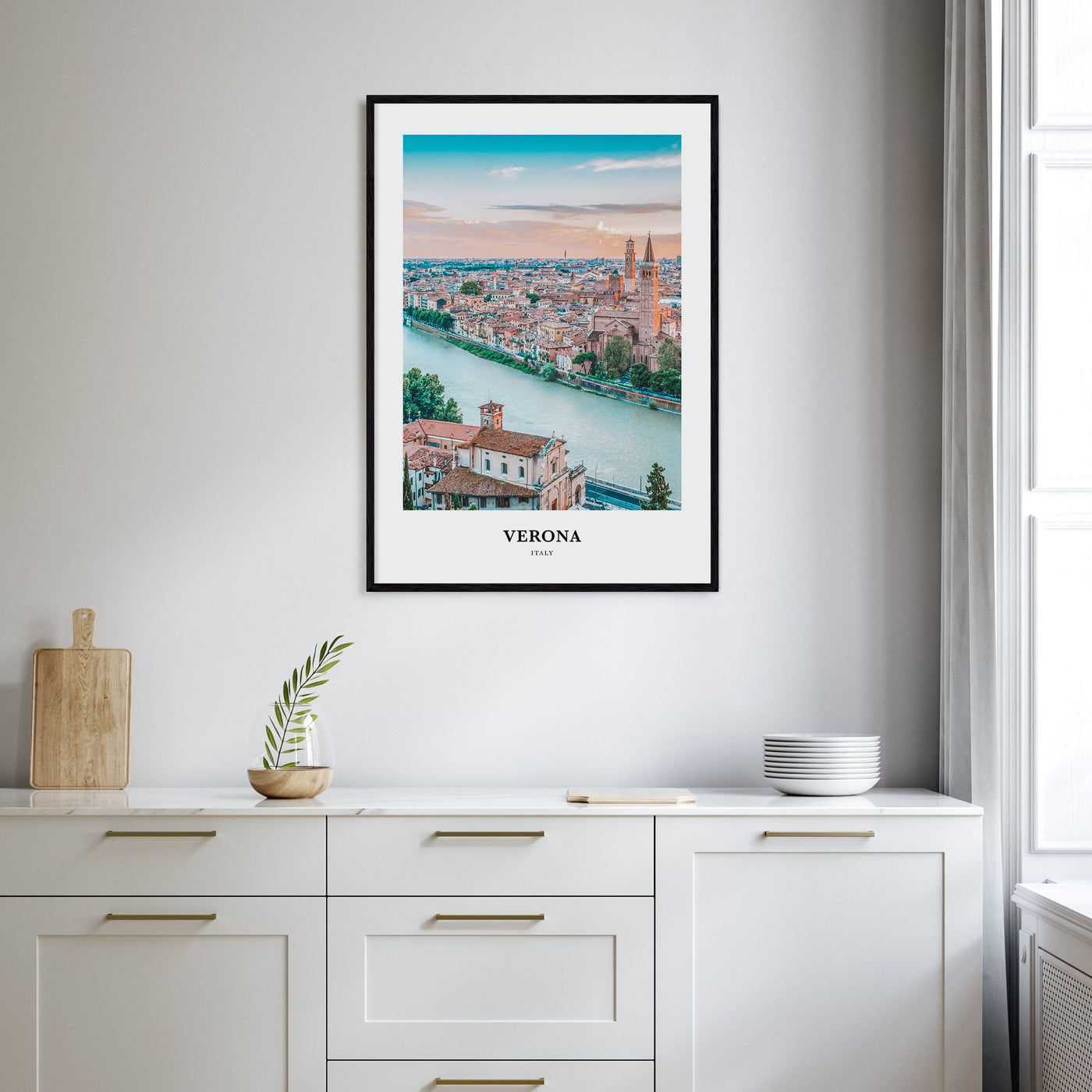Verona Portrait Color Poster