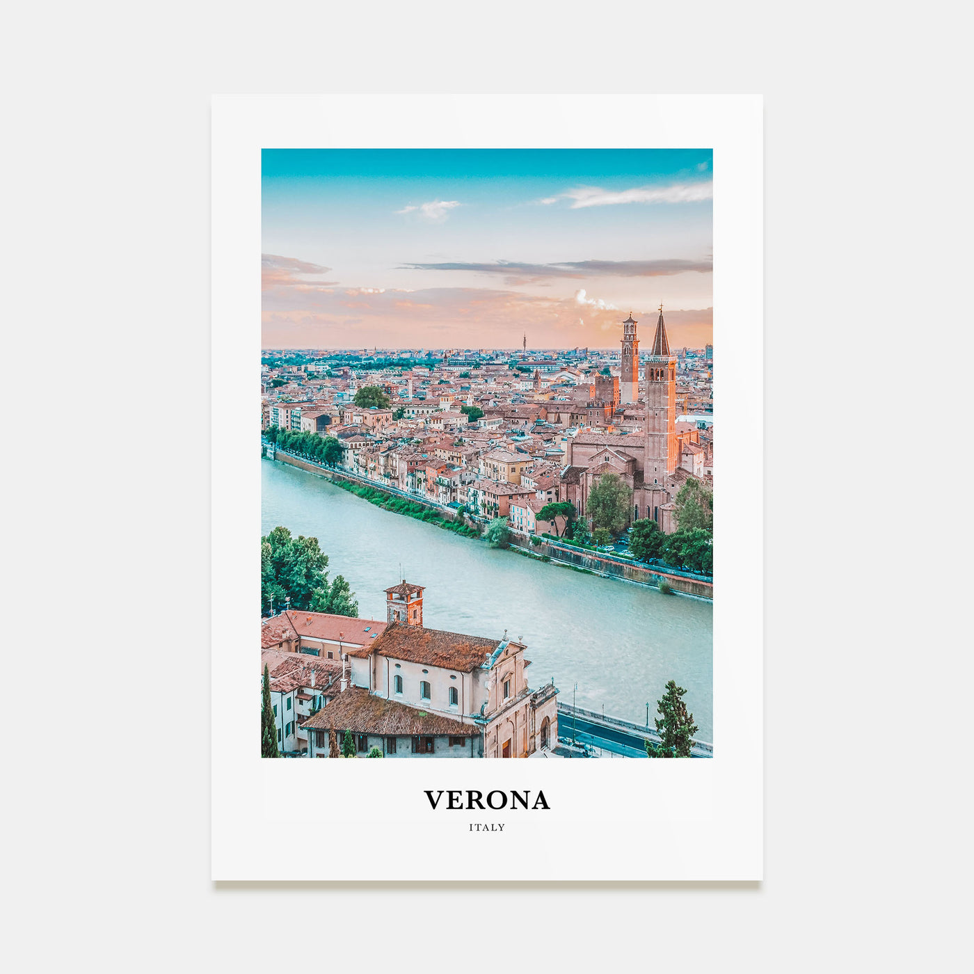 Verona Portrait Color Poster